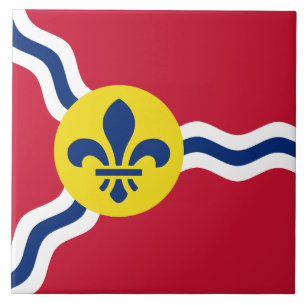 St. Louis Flag Tile Fliese