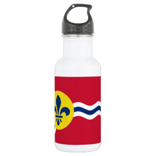 St. Louis-Flagge auf der Liberty-Flasche Edelstahlflasche