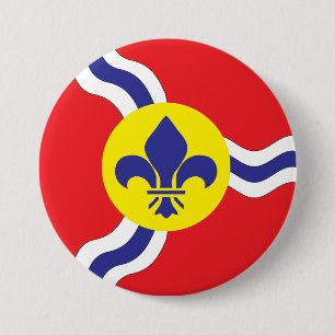 St. Louis-Flagge Button