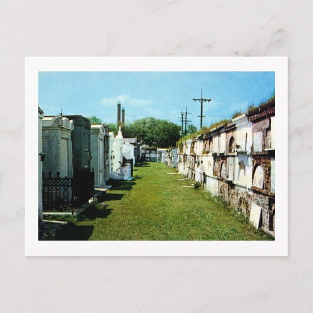 St. Louis Friedhof, New Orleans Vintag Postkarte (Vorderseite)