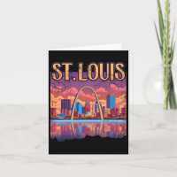 St Louis Gateway Arch Missouri Stadtbild Skyline