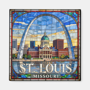 St. Louis Gateway Arch Stadtbild 🌉 Magnet