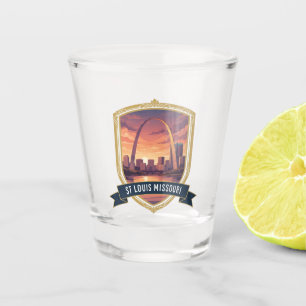 St Louis Gateway Arch Travel Schnapsglas