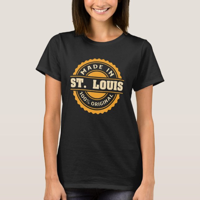 St. Louis Heimatstadt T-Shirt (Vorderseite)