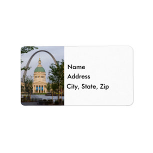St Louis History Adressaufkleber