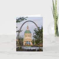 St Louis History Danke-Karte