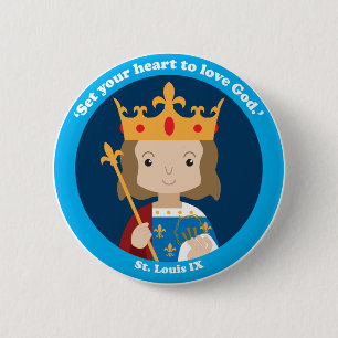 St. Louis IX Button
