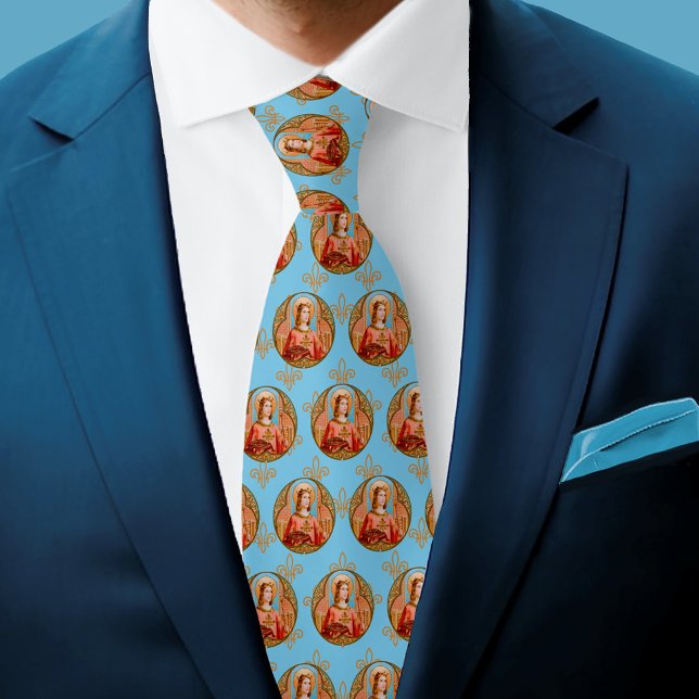 St. Louis IX der König (BK 004) Neck Tie Krawatte (Von Creator hochgeladen)