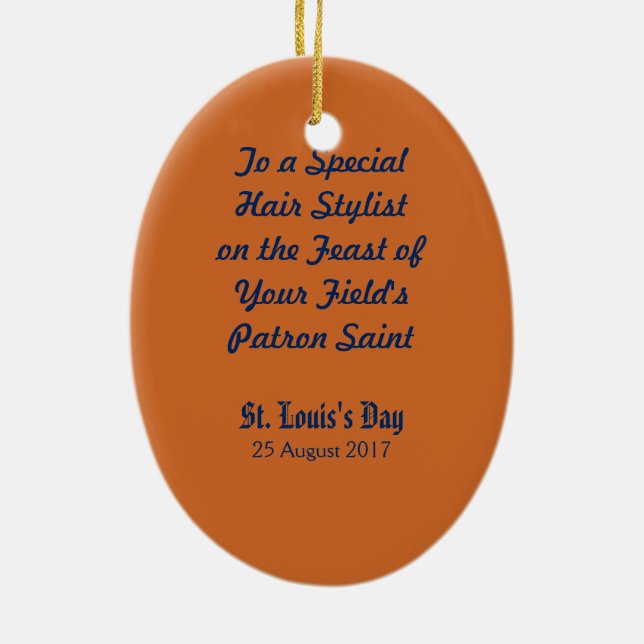 St. Louis IX der König (PM 05) Keramikornament (Hinten)