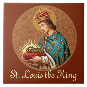 St. Louis IX (Detail; ‚Medallion‘ Only; BK 065) Fliese