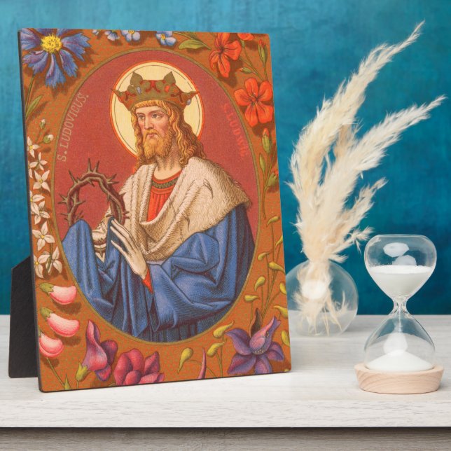 St. Louis IX (PM 05) 8"x10" Plaque 2 mit Easel Fotoplatte (Seite)