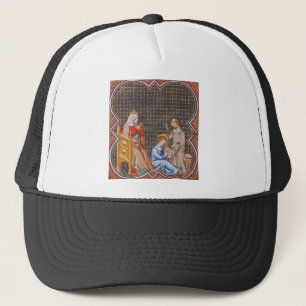 St. Louis IX. von Frankreich Schutzpatron der Köni Truckerkappe