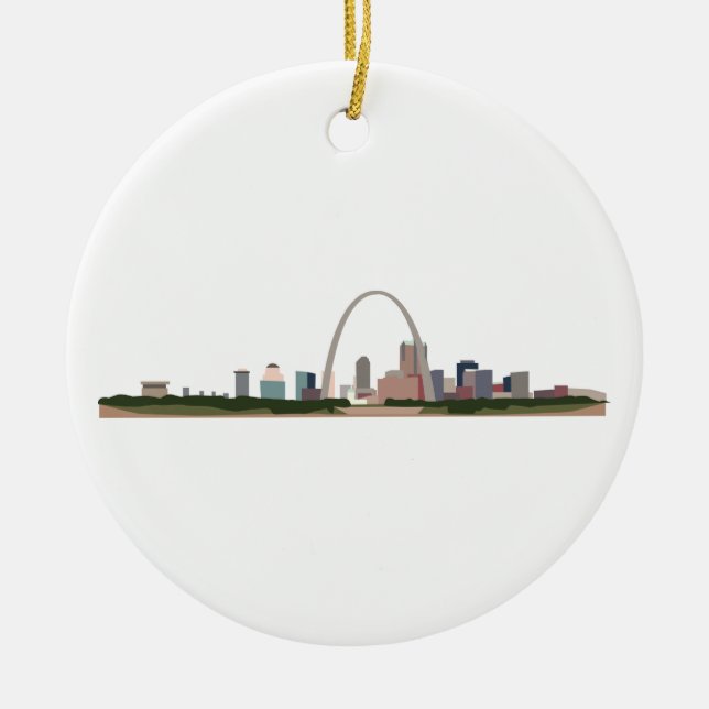 St. Louis Keramik Ornament (Vorne)