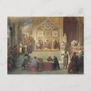 St. Louis King of France Postkarte