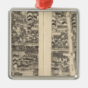 St. Louis, Missouri 12 Silbernes Ornament