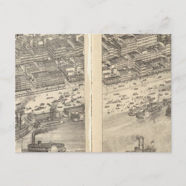 St. Louis, Missouri 3 Postkarte (Vorderseite)