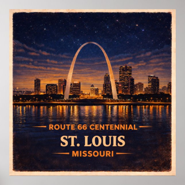 St. Louis Missouri Centennial Poster (Vorne)