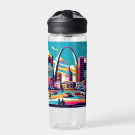 St. Louis, Missouri | Der Gateway Arch Personalisi Trinkflasche