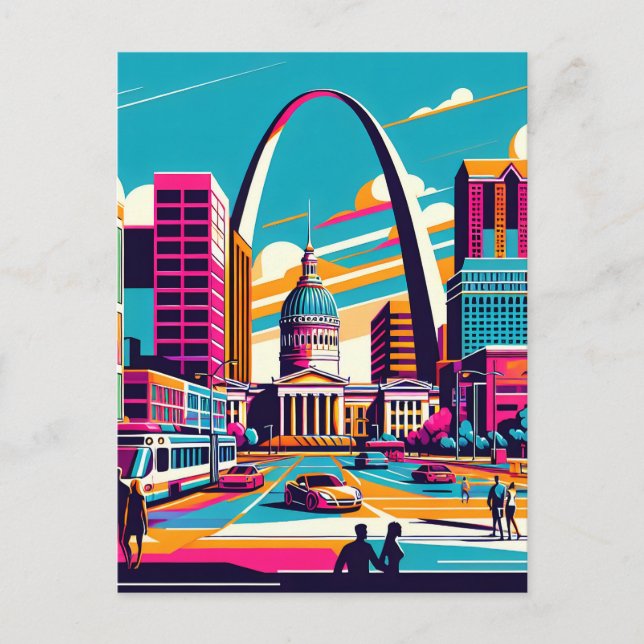 St. Louis, Missouri | Der Gateway-Pfeil Postkarte (Vorderseite)