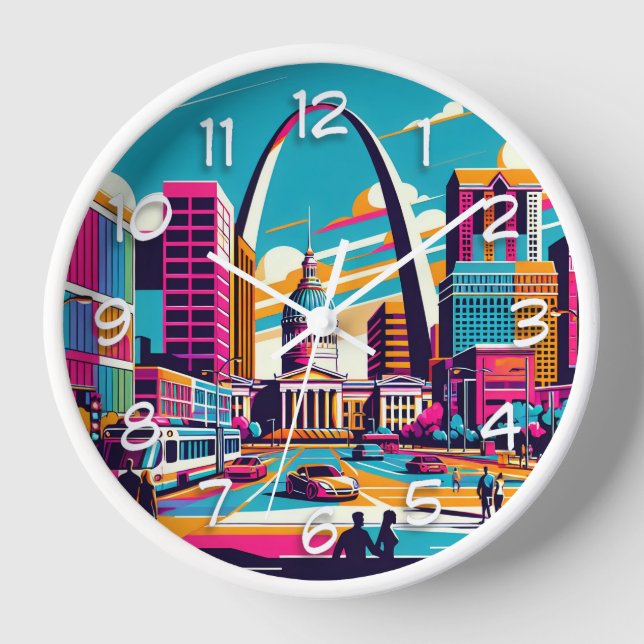 St. Louis, Missouri | Der Gateway-Pfeil Uhr (Vorderseite)