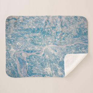 St. Louis, Missouri entlang des Mississippi River. Sherpadecke