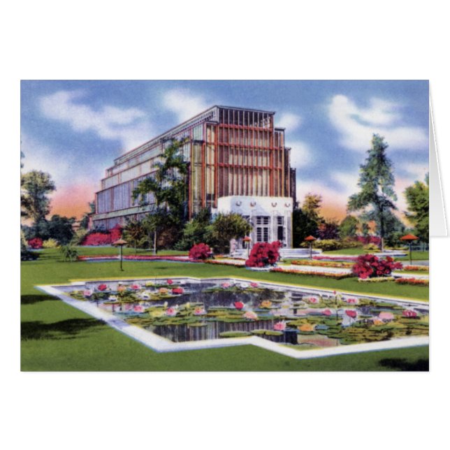 St. Louis Missouri Forest Park Jewel Box (Vorderseite (Horizontal))