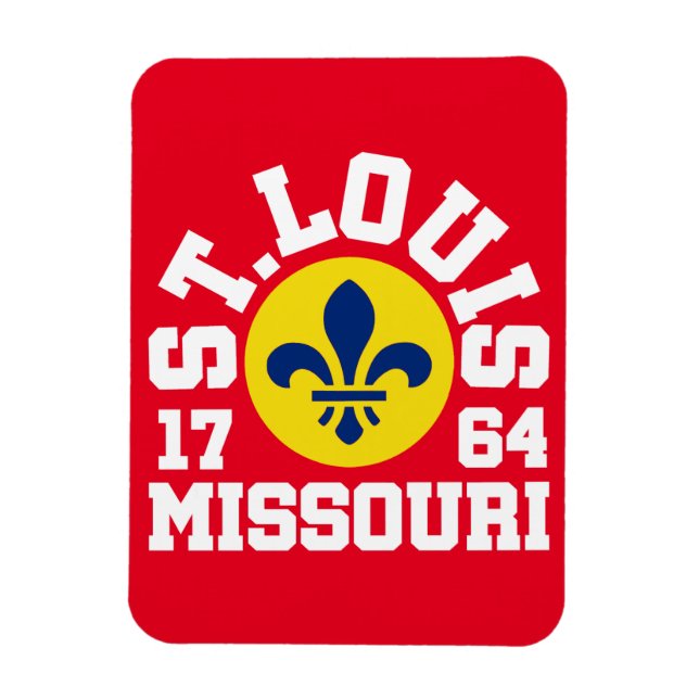 St. Louis, Missouri Magnet (Vertikal)