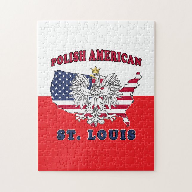 St. Louis Missouri Polnisch Puzzle (Vertikal)