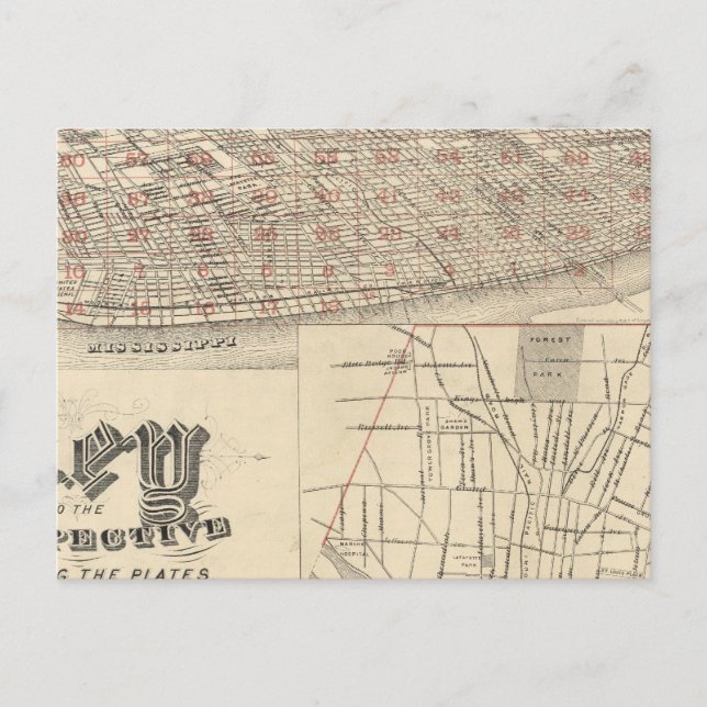 St. Louis, Missouri Postkarte (Vorderseite)