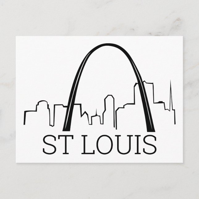 St. Louis, Missouri Postkarte (Vorderseite)