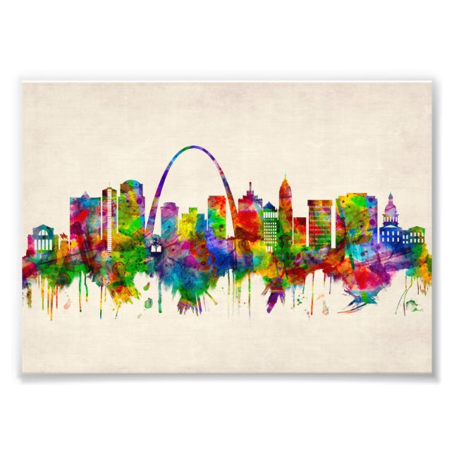 St. Louis Missouri Skyline Fotodruck (Vorne)