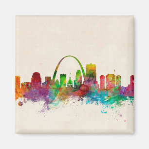 St Louis Missouri Skyline Magnet