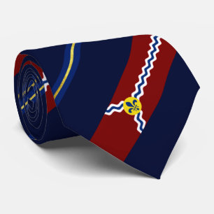 St.Louis (Missouri) Stadtflagge Neck Tie Krawatte