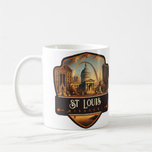 St. Louis, Missouri VINTAG Kaffeetasse