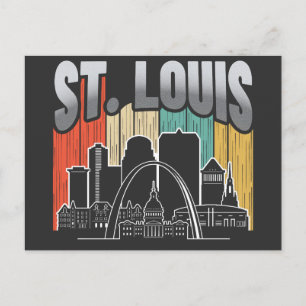 St. Louis Missouri Vintag Postkarte