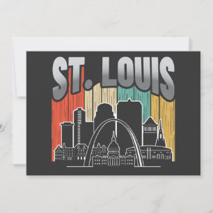 St. Louis Missouri Vintage Einladung