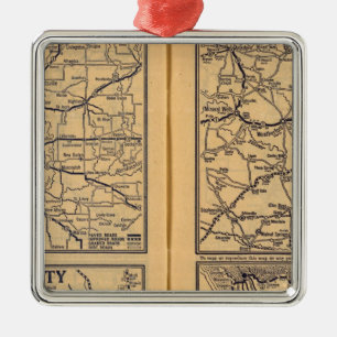 St. Louis, New Orleans, Dallas Fort Worth, Silbernes Ornament