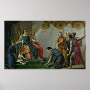 St. Louis Pardonning Mauclerc Poster