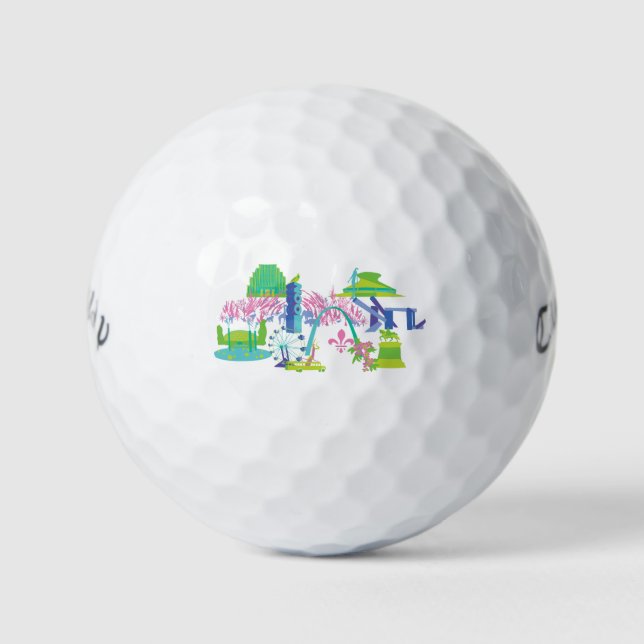 St. Louis Sehenswürdigkeit Golf Ball (Vorderseite)