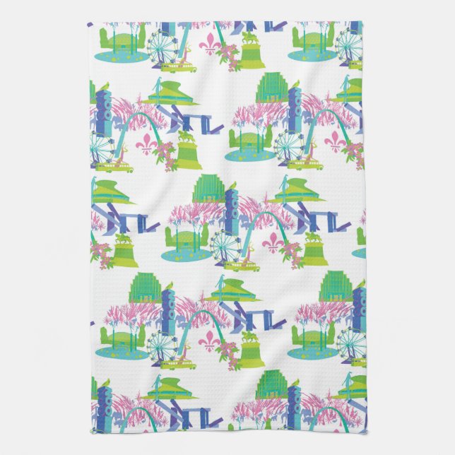 St. Louis Sehenswürdigkeit Küche Handtuch (Vertikal)