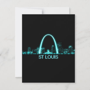 St. Louis Skyline Dankeskarte