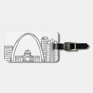 St. Louis Skyline Gepäckanhänger