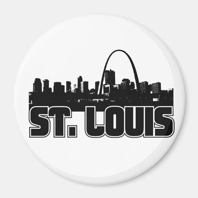 St Louis Skyline Magnet (Vorne)