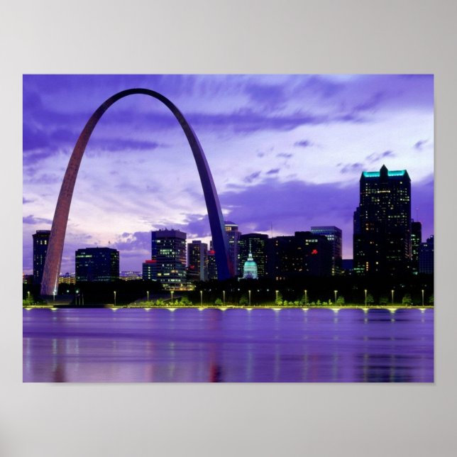 St. Louis Skyline Poster (Vorne)