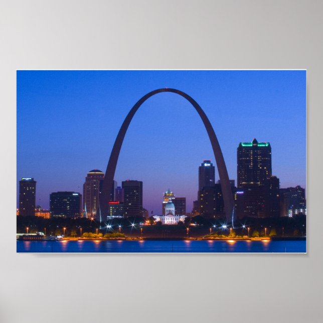St. Louis Skyline Poster (Vorne)