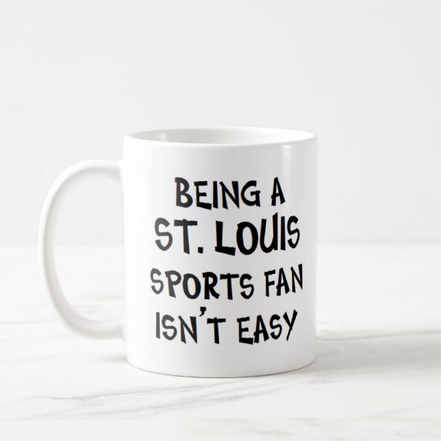 St. Louis Sportfan, zu sein Kaffeetasse (Links)