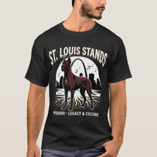 St. Louis Stands Great Dane Cultural Legacy Kunst T-Shirt