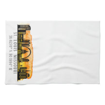 St. Louis Sunset Skyline Map Koordinaten