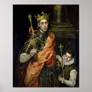 St. Louis und seine Seite, c.1585-90 Poster