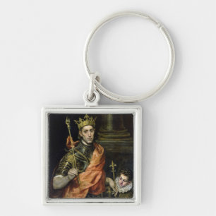 St. Louis und seine Seite, c.1585-90 Schlüsselanhänger